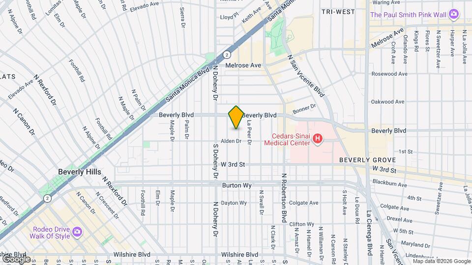 119 N Almont Dr Mapa y Detalles de la Ubicación