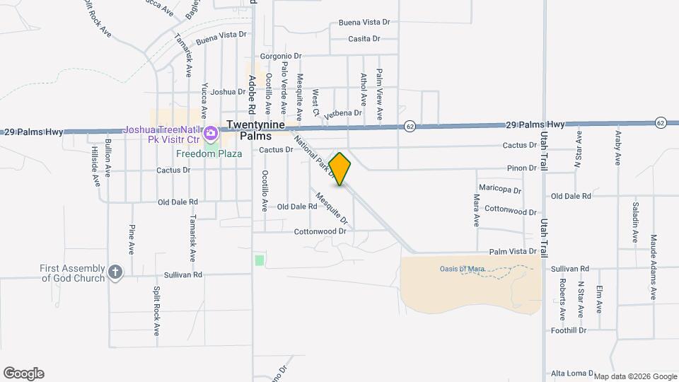 6688 National Park Dr, Unit A Mapa y Detalles de la Ubicación