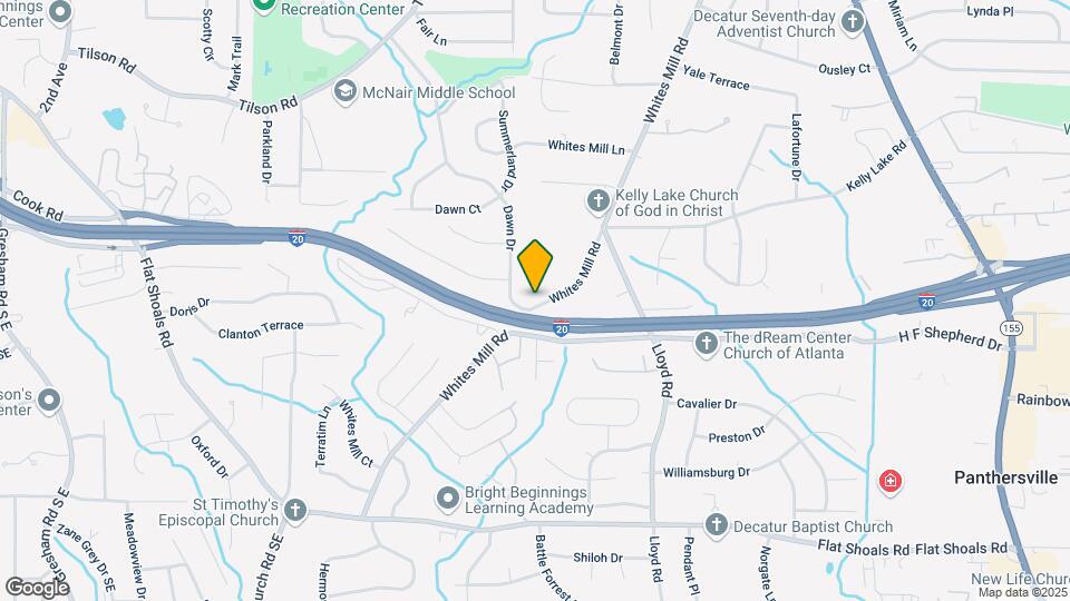 2525 Whites Mill Rd Map and Location Details