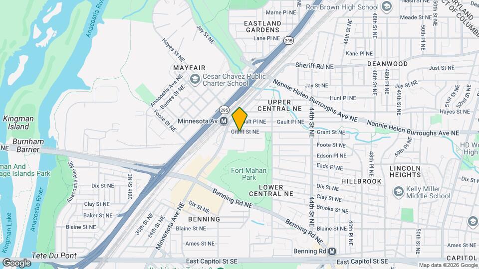 4029 Grant St NE Map and Location Details