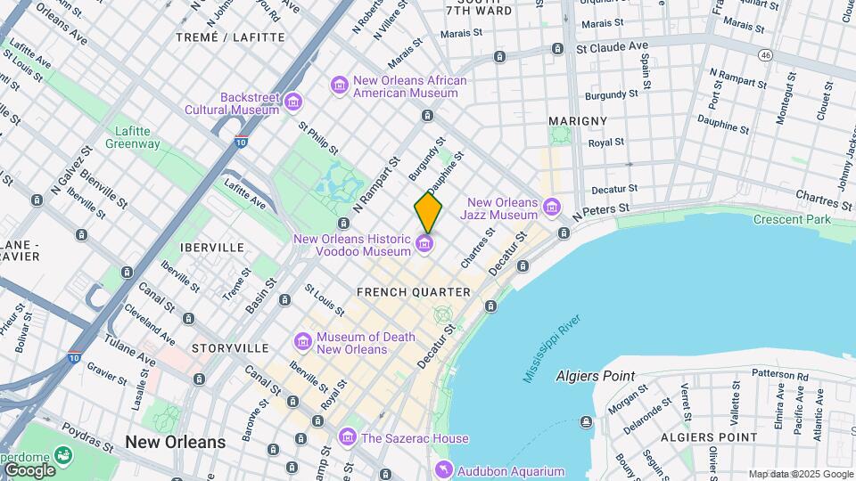 922-924 Bourbon St Map and Location Details