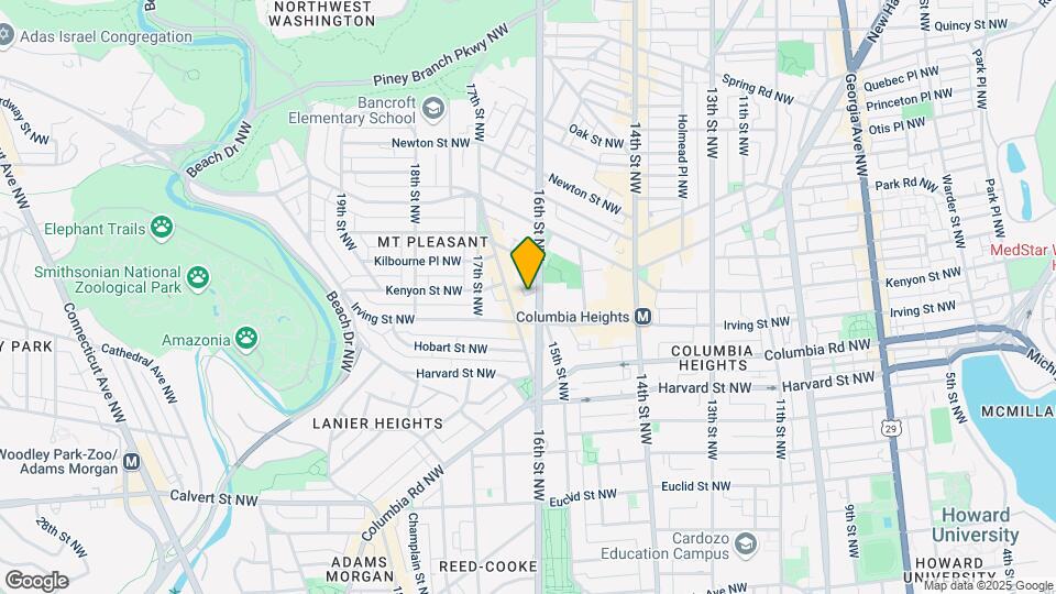 3126 16th St NW Map and Location Details