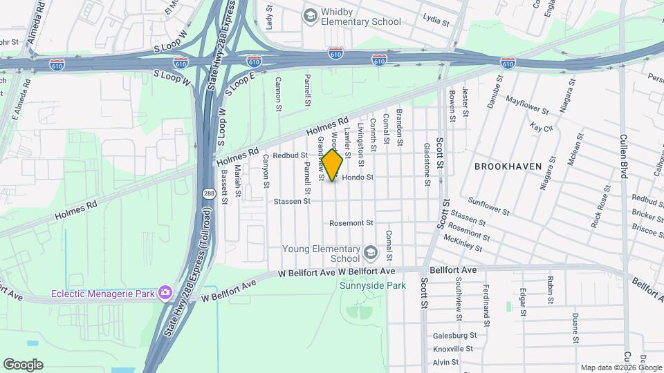 8110 Woodward St Map and Location Details