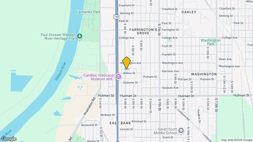 1436 S 4th St Map and Location Details