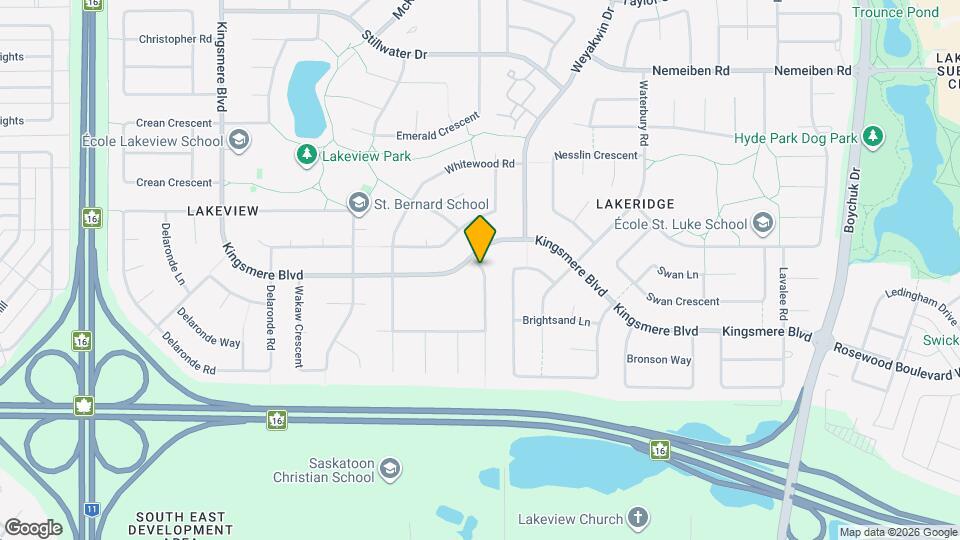 833 Wollaston Crescent Map and Location Details