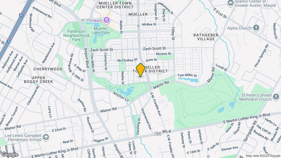 3807 Threadgill St Map and Location Details