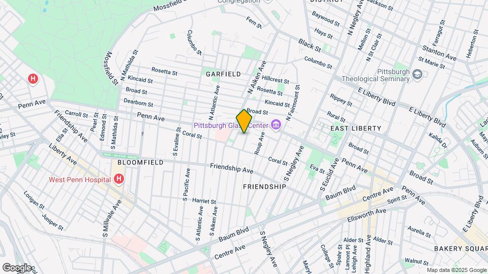 120 S Graham St, Unit 3 Map and Location Details