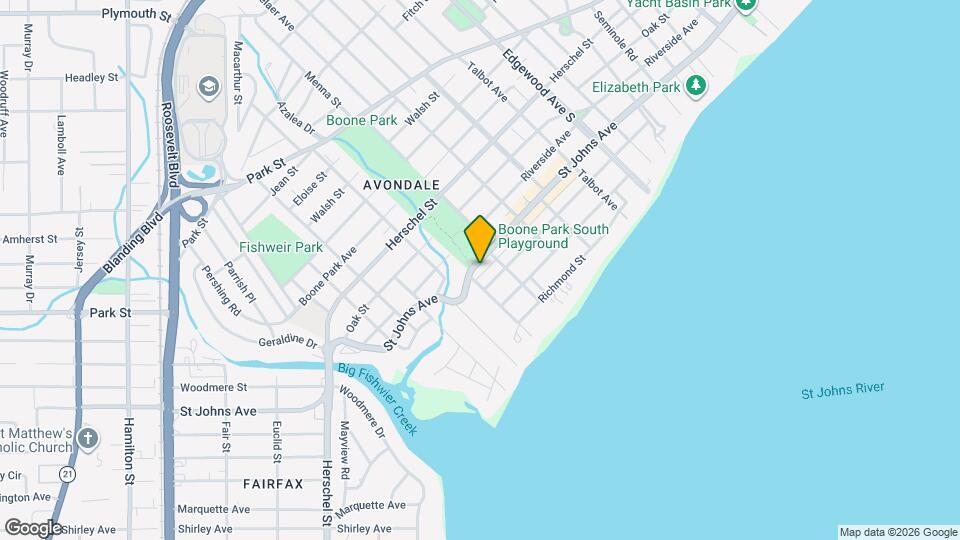 3722 Saint Johns Ave Mapa y Detalles de la Ubicación