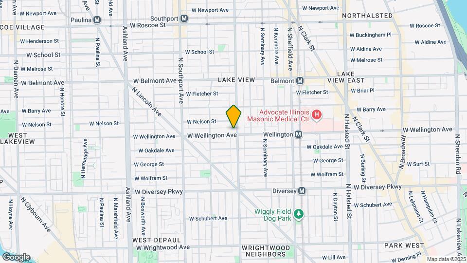 1206 W Wellington Ave, Unit 2 Mapa y Detalles de la Ubicación