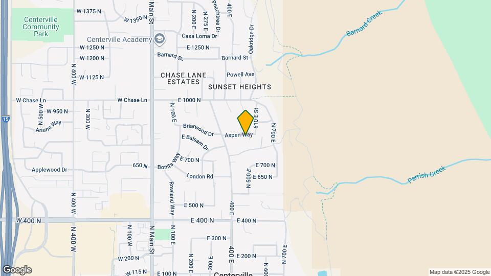 584 Aspen Way Mapa y Detalles de la Ubicación