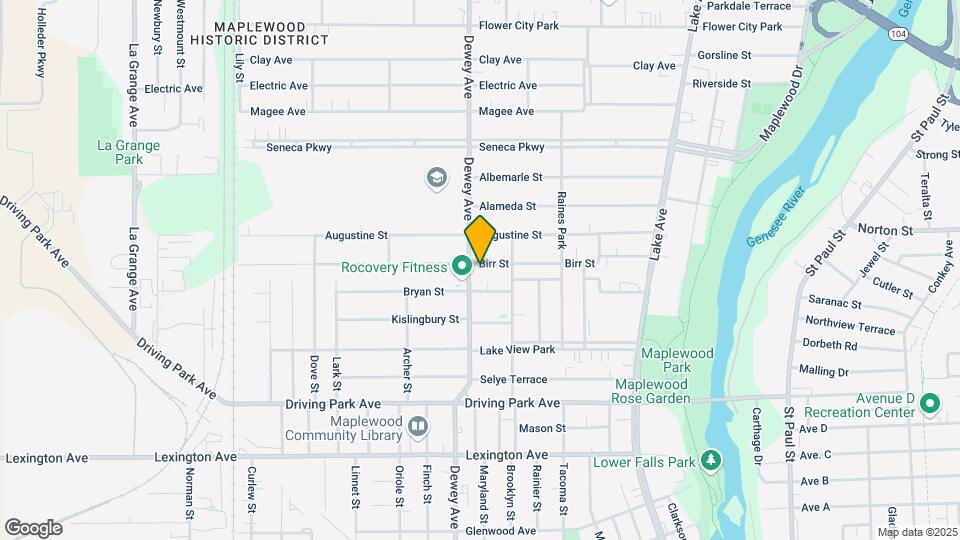 1052 Dewey Ave Mapa y Detalles de la Ubicación
