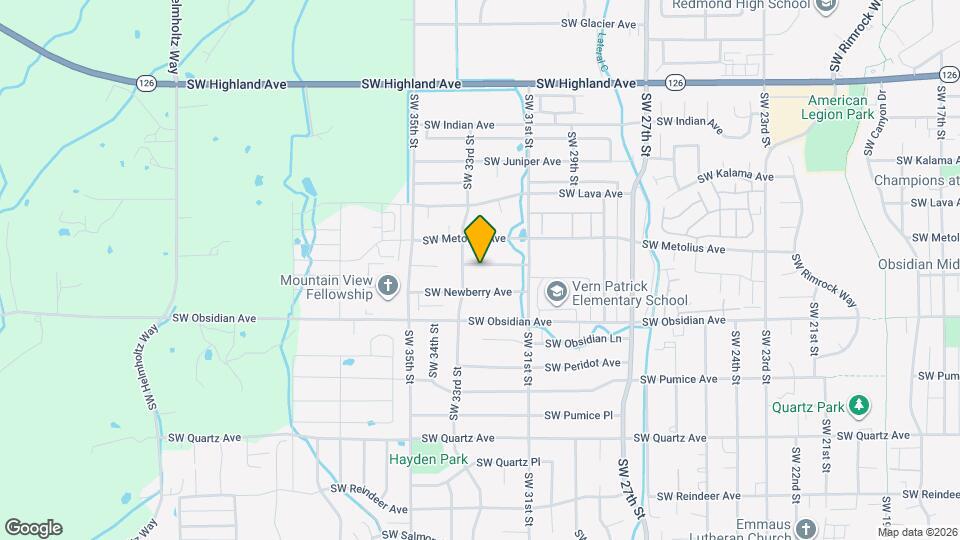 3244 SW Metolius Pl Map and Location Details