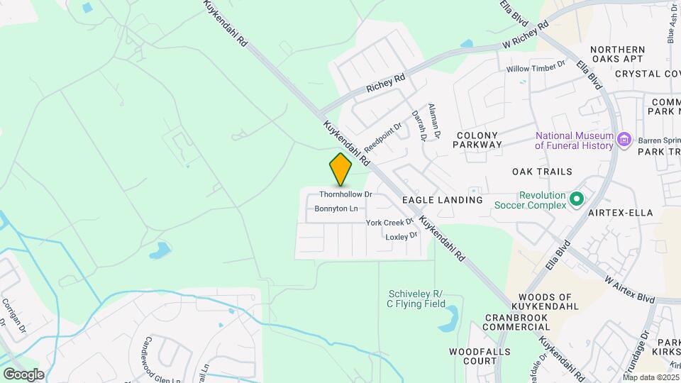 1626 Thornhollow Dr Map and Location Details