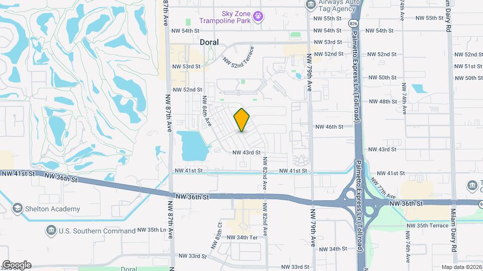 4612 NW 83rd Ave Map and Location Details