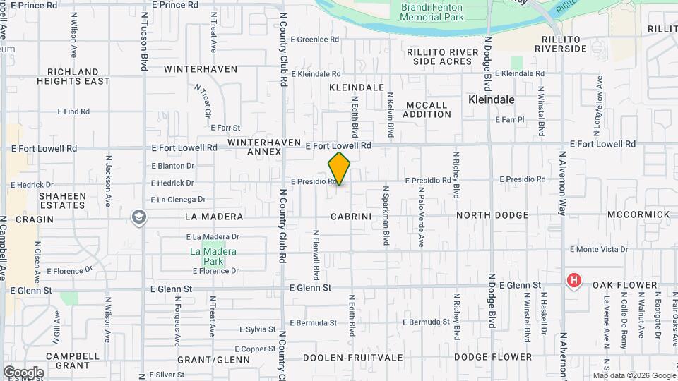3062 N Presidio Park Pl Mapa y Detalles de la Ubicación
