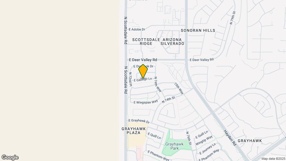 7317 E Gallego Ln Map and Location Details