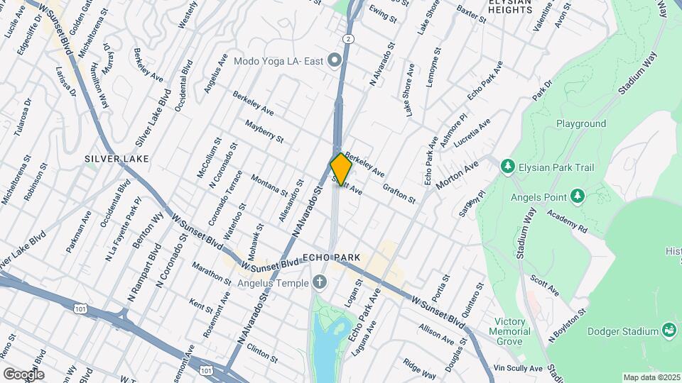 1450-1454 1/2 Glendale Blvd Mapa y Detalles de la Ubicación