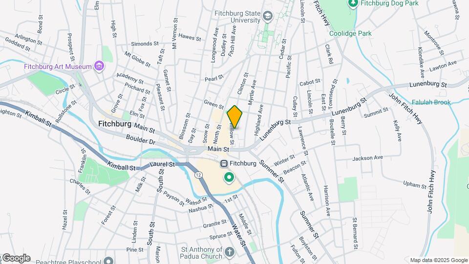 21 Willow St, Unit 1 Mapa y Detalles de la Ubicación