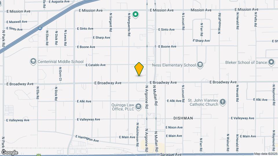 8921 E Broadway Ave Map and Location Details