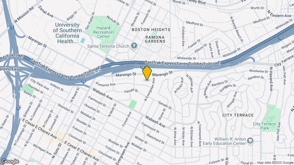 2751 Pomeroy Ave Map and Location Details