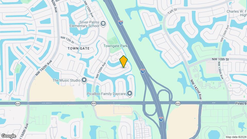 15151 NW 6th Ct Map and Location Details