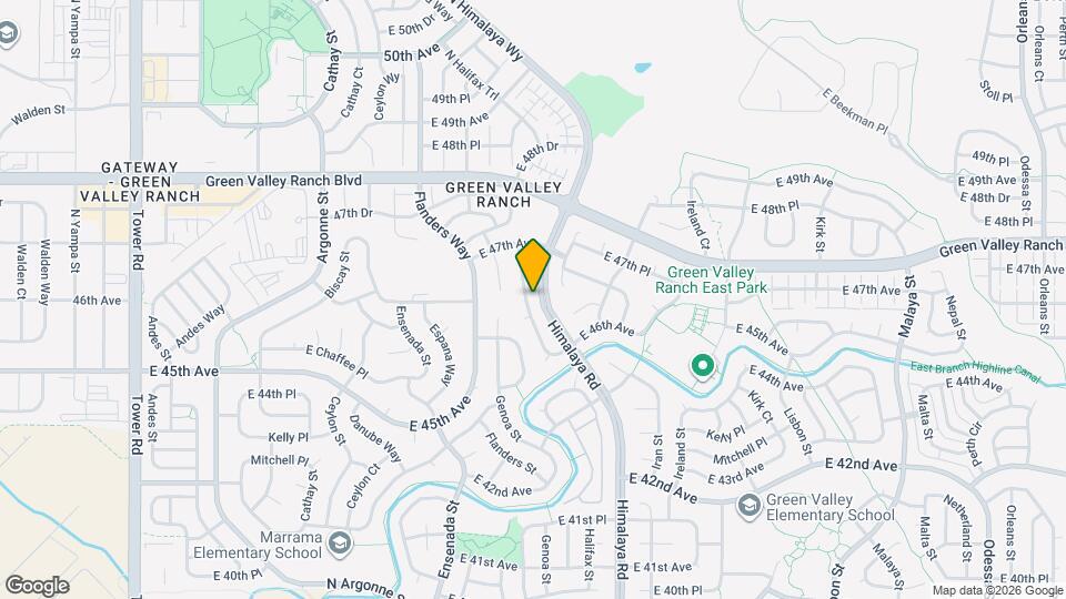 4608 N Gibraltar St Mapa y Detalles de la Ubicación