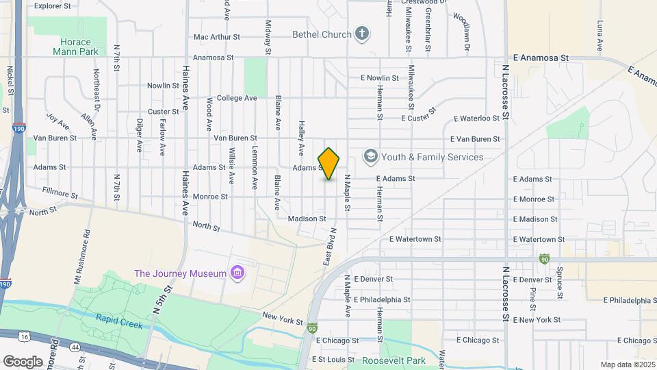 710 Holcomb Ave Map and Location Details