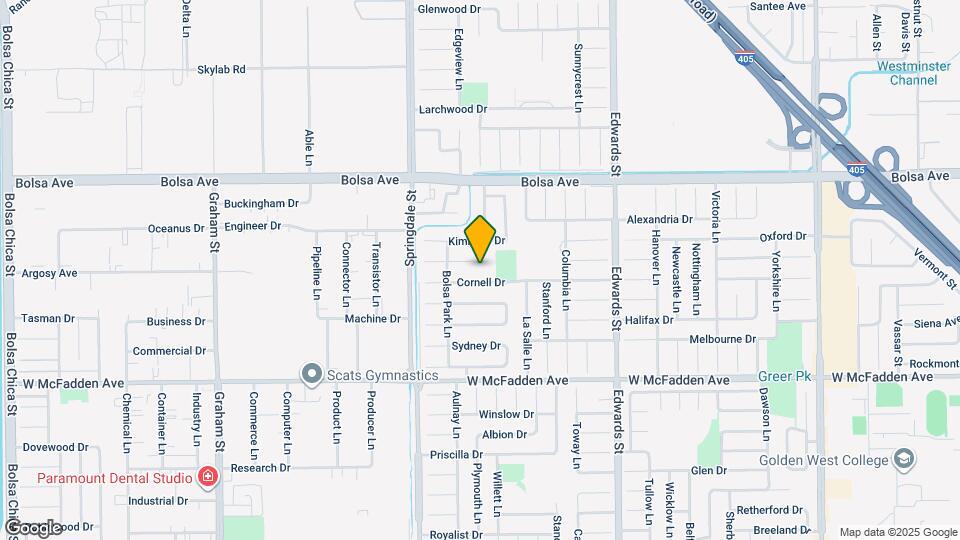 6152 Dundee Dr Map and Location Details