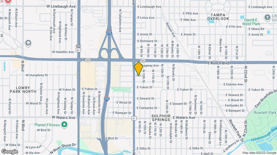 909 E Humphrey St, Unit C Map and Location Details