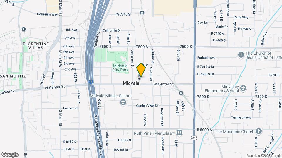 7705 S Lincoln St Map and Location Details