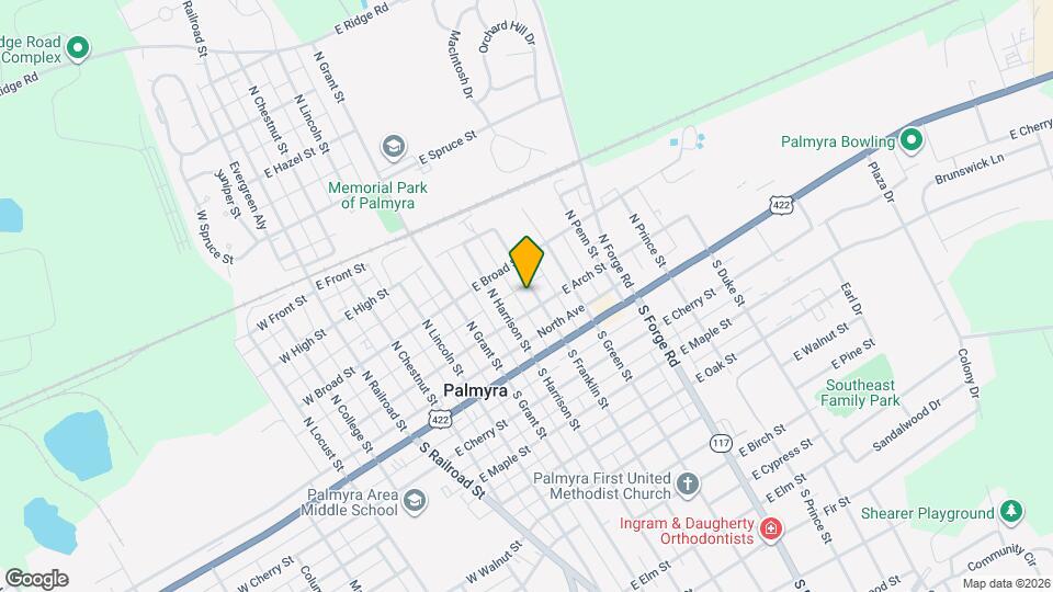 113 N Franklin St Mapa y Detalles de la Ubicación