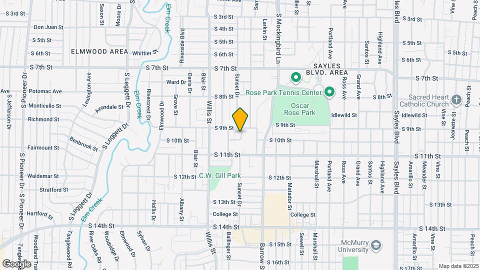 926 Sunset Dr Map and Location Details