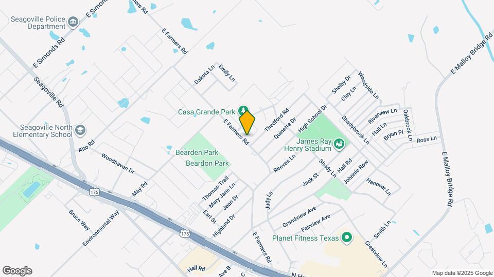 1405 La Fonda Dr Map and Location Details