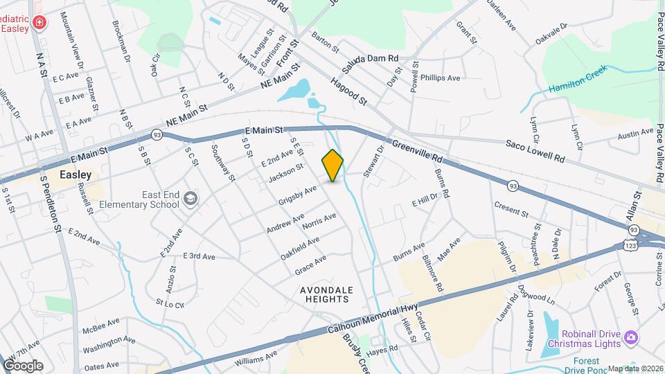 501 S E St Map and Location Details