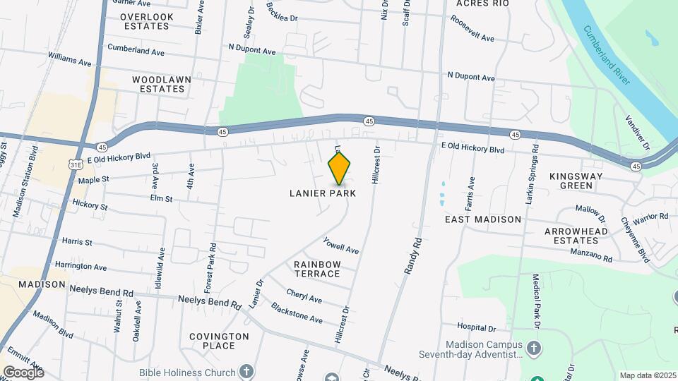 212 Lanier Dr Map and Location Details