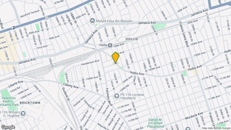 190-56 103rd Ave Map and Location Details