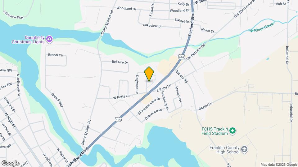 102 Dogwood Ln Mapa y Detalles de la Ubicación