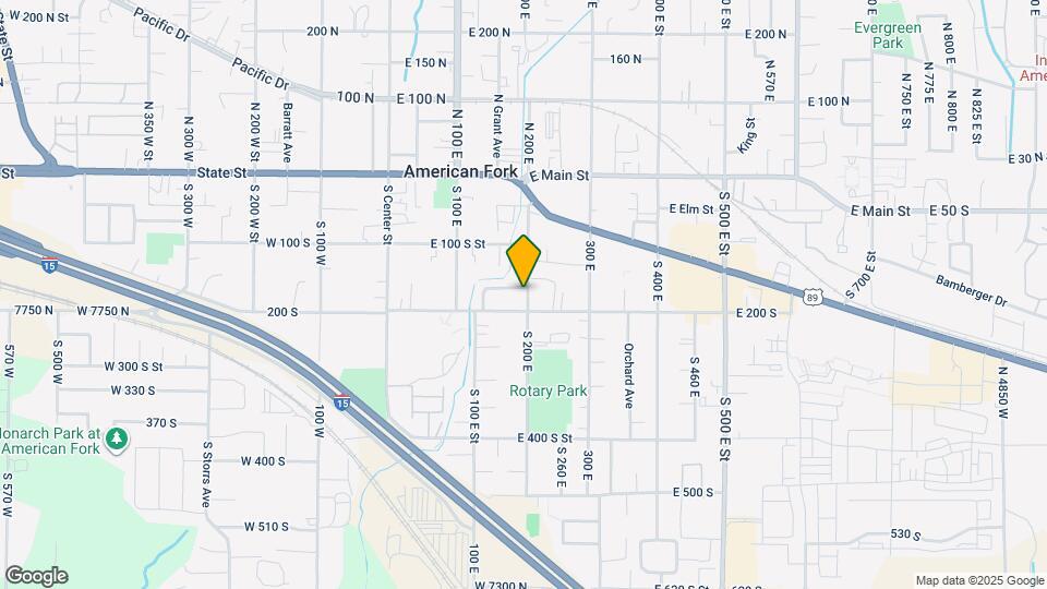 174 S 200 E Map and Location Details