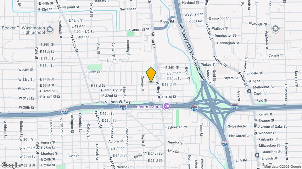1210 E 33rd St Map and Location Details