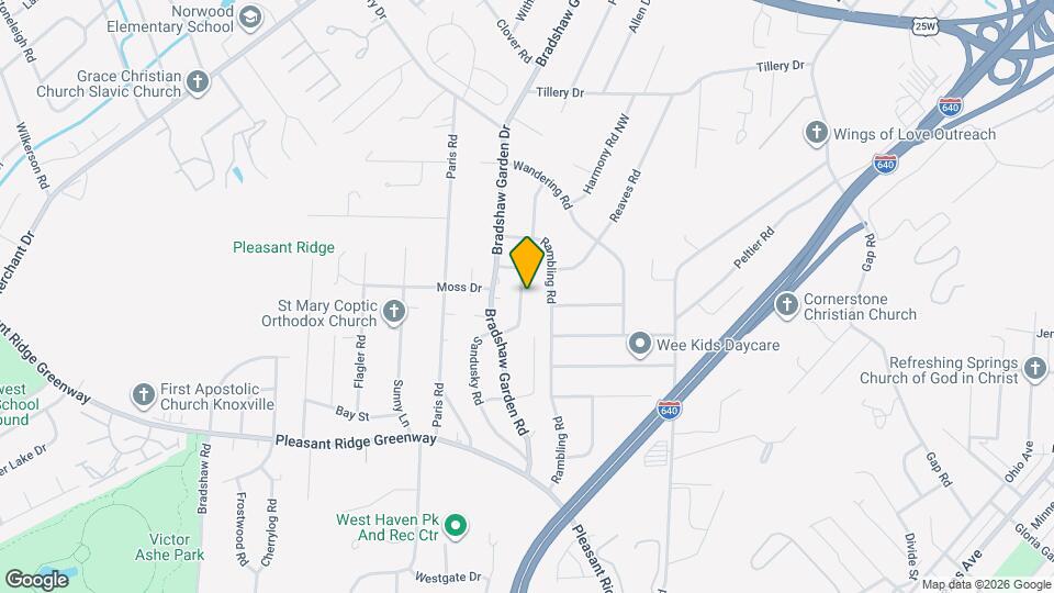 1712 Vada Cir Map and Location Details