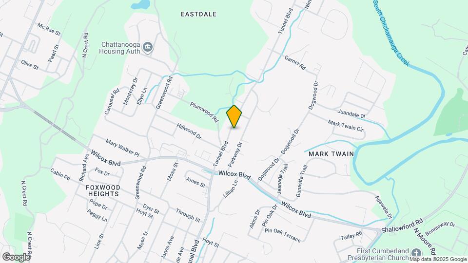 1820 Tunnel Blvd Map and Location Details