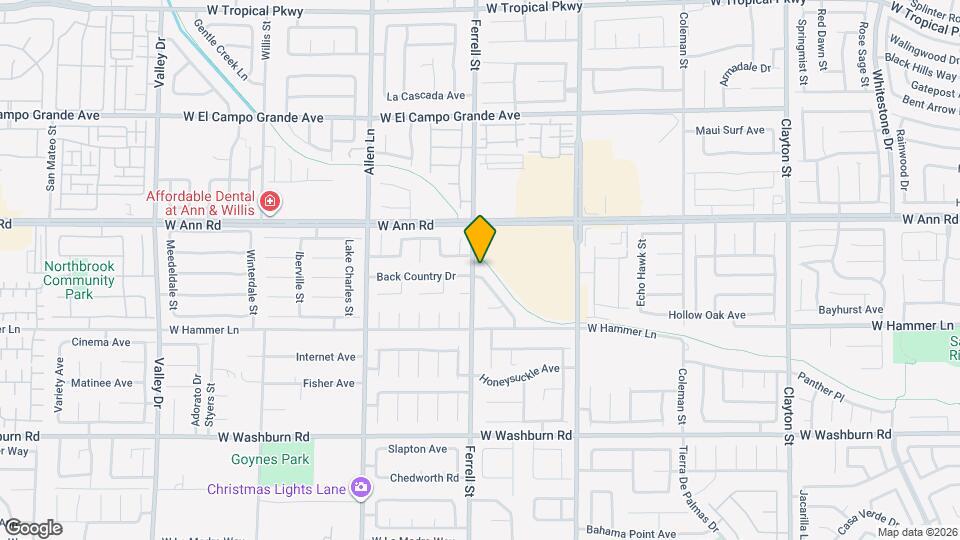 5504 Ferrell St Map and Location Details