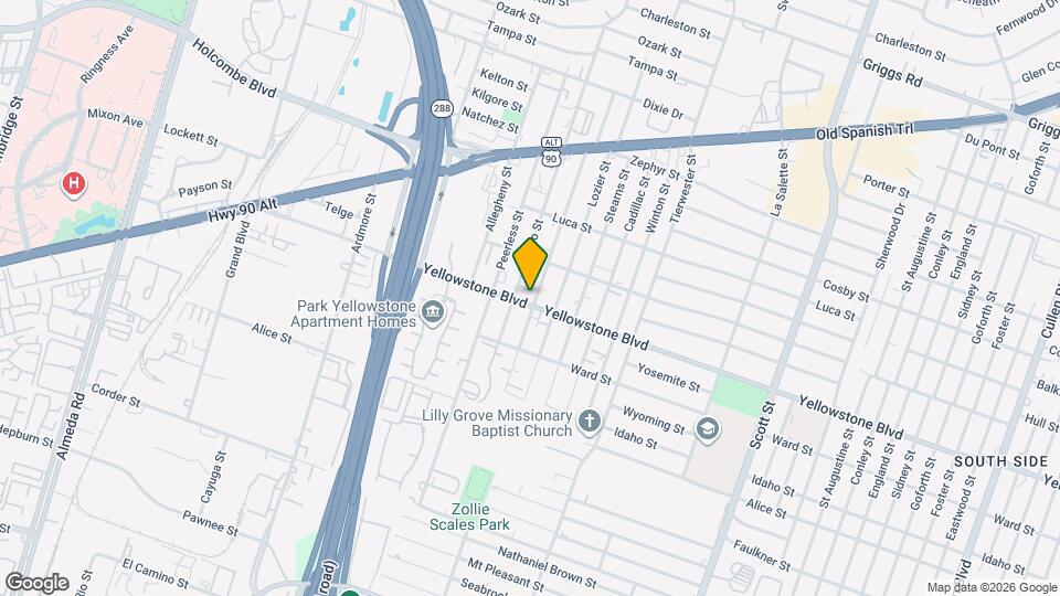 6838 Burkett St Map and Location Details