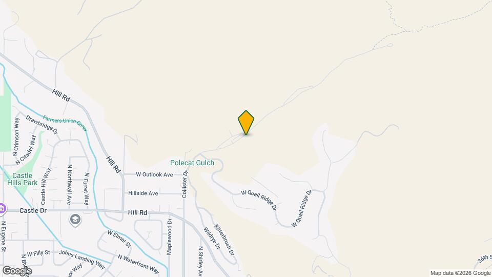 5598 N Collister Dr Map and Location Details