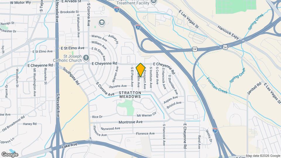1919 S Franklin Ave Map and Location Details