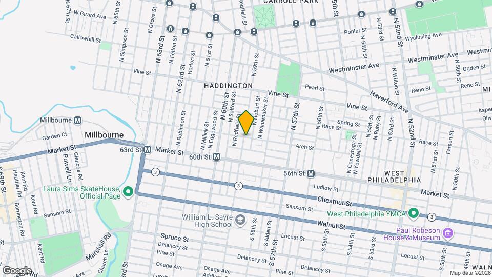 59 N 59th St Map and Location Details