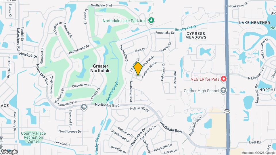 4223 Summerdale Dr Map and Location Details
