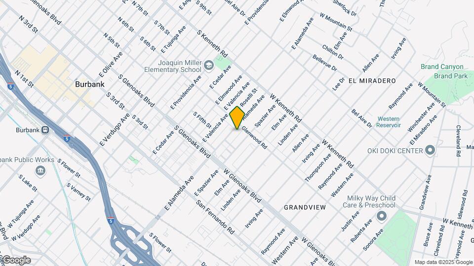 1168 Alameda Ave Mapa y Detalles de la Ubicación