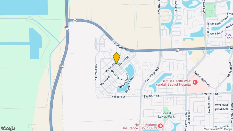 9232 SW 170th Ave Map and Location Details