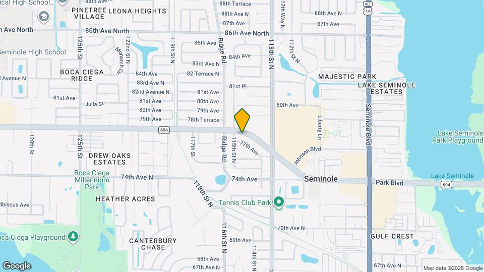 11472 Park Blvd Mapa y Detalles de la Ubicación